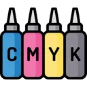 Free Cmyk 인쇄 잉크 잉크 아이콘