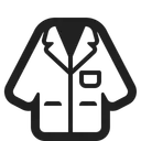 Free Coat High Contrast Icon