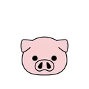 Free Cochon Emoji Visage Icône