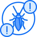 Free Cockroach Warning  Icon