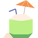 Free Coconut Coconut Drink Cocktail Icon