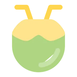 Free Coconut Drink  Icon