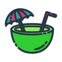 Free Coconut Drink  Icon