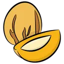 Free Coconut Slice Food Fruit Icon