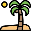 Free Coconut Tree Palm Tree Beach Icon