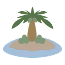 Free Island Beach Coconut Icon