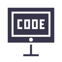 Free Code Coding Development Icon