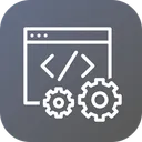 Free Code Data Optimization Icon