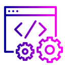 Free Code Data Optimization Icon