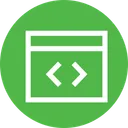 Free Code Coding Editor Icon