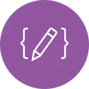 Free Code Language Coding Icon