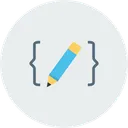 Free Code Langage Codage Icon