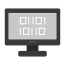 Free Codigo Binario Icono