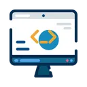 Free Sitio Web Codigo Codificacion Icono