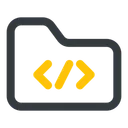 Free Coding Folder  Icon