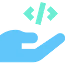Free Coding Hand  Icon