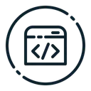 Free Coding Programming Code Icon