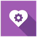 Free Coeur Reglage Configuration Icon