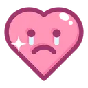 Free Emoji Coeur Visage Icône