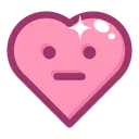 Free Emoji Coeur Visage Icône