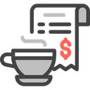 Free Coffee Bill  Icon