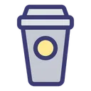 Free Coffee Glass Disposable Glass Drink Icon