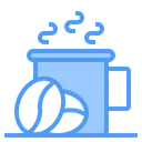 Free Coffee Bean Hot Icon