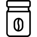 Free Coffee jar  Icon