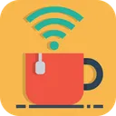 Free Coffee Mug Wifi Icon