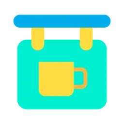 Free Coffee Sign  Icon