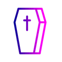 Free Coffin Death Cross Icon