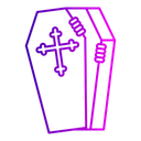 Free Coffin Death Cross Icon