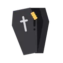 Free Coffin Death Cross Icon