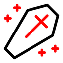 Free Coffin Dead Halloween Icon