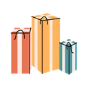 Free Papier Demballage Decoratif Boites Cadeaux Cadeau Icône