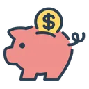 Free Coin Money Piggy Icon