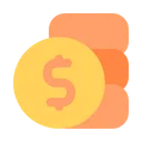 Free Coin Money Stack Icon