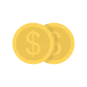 Free Dollar Coin Money Icon