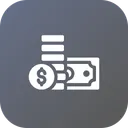 Free Coin Note Cash Icon