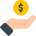 Free Coin Hand Gesture Icon