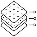 Free Multicamadas Latex Ícone