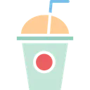 Free Cold Coffee Disposable Cup Juice Cup Icon
