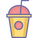 Free Cold Coffee Disposable Cup Juice Cup Icon