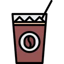 Free Cold Coffee Disposable Cup Paper Cup Icon