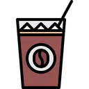 Free Cold Coffee Disposable Cup Paper Cup Icon