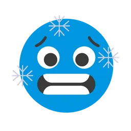 Free Cold Face Emoji Icon