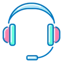 Free Coll Center Headphones Headphone Icon