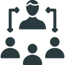 Free Collaboration Leadership People Group Icon