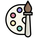 Free Color Palette  Icon