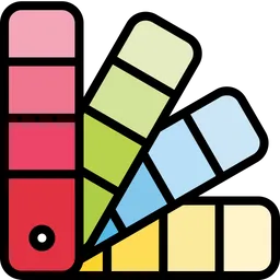 Free Color Palette  Icon